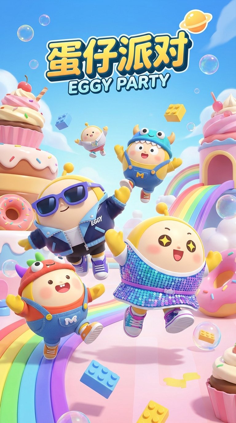 蛋仔派对 (Eggy Party) 游戏加速器